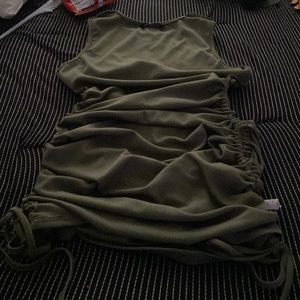 Shein olive green dress
